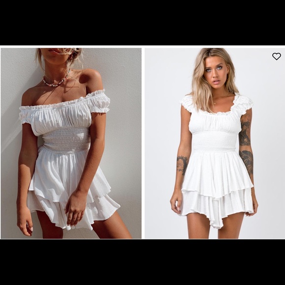 Princess Polly Love Galore Romper in Black, size 2 - Picture 3 of 3